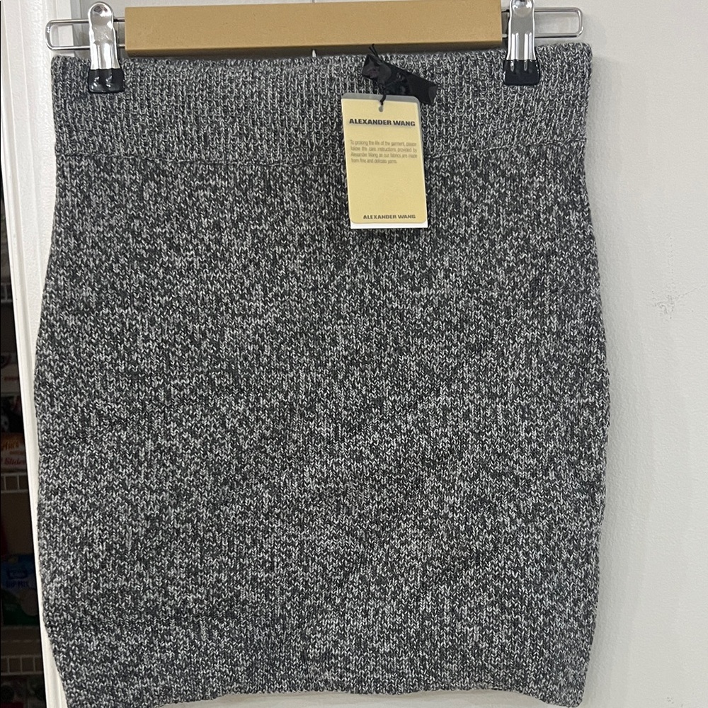 Alexander Wang Black and White Pencil Skirt